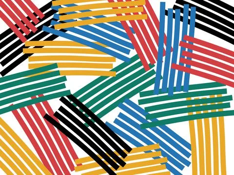 Colorful abstract geometric pattern with simple design,shape. Modern backgrou Stock Illustration