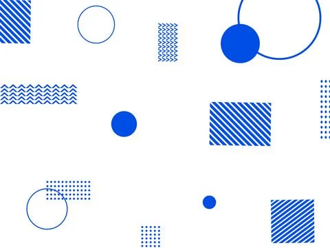 Colorful abstract geometric pattern with simple design,shape. Modern backgrou Stock Illustration