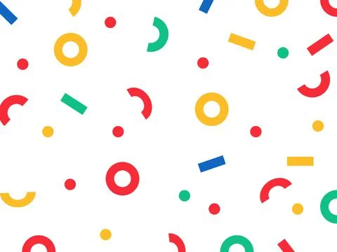 Colorful abstract geometric pattern with simple design,shape. Modern backgrou Illustrazione stock