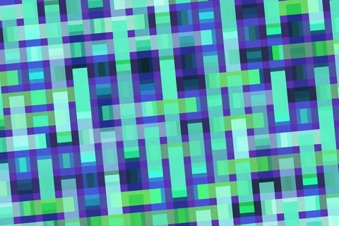 Colorful abstract geometric pattern with squares and rectangles Stockillustratie