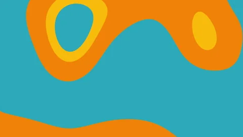 Colorful abstract geometric pattern with vibrant shapes and bold contrasts Stock Footage 312986376