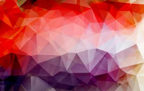 Colorful abstract geometric rumpled triangular low poly style.vector illustra Stock Illustration
