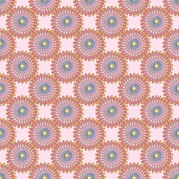 Colorful Abstract Geometric Seamless Pattern. Wallpaper Background Stock Illustration