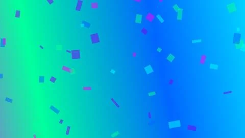 Colorful abstract geometric shapes in gradient background illustration Stockillustratie