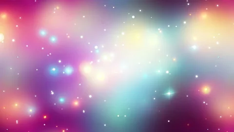 Colorful abstract glowing starlight loop background Stockbeeldmateriaal 220201359