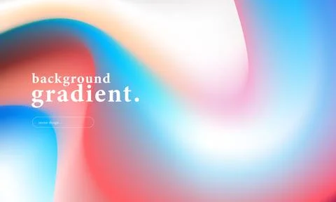 Colorful abstract gradient background with vibrant red, pink and blue cyan .. Illustrazione stock