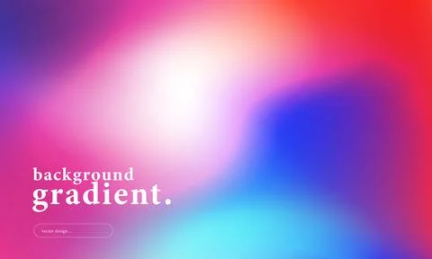 Colorful abstract gradient background with vibrant red, pink and blue cyan .. Illustrazione stock
