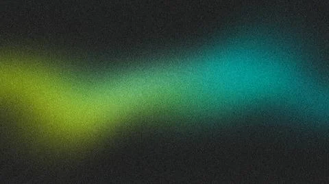 Colorful abstract gradient background with yellow and blue hues on black Ilustração Stock