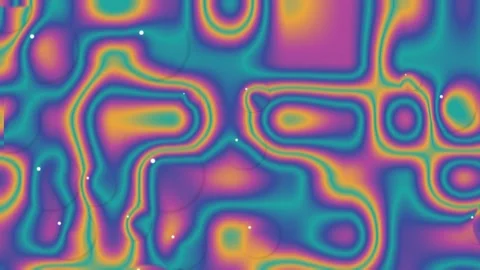 Colorful abstract gradient with fluid shapes. 2d animation Stock Footage 342919281