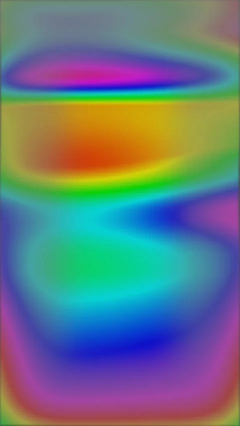 Colorful abstract gradient waves. 2d animation 動画素材 345219163
