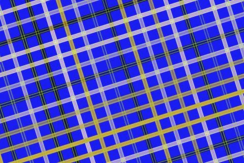 Colorful abstract grid pattern with blue, yellow, and black Stock-Illustration