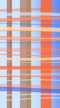 A colorful abstract grid pattern with orange, blue, and beige blocks create.. 库存插图