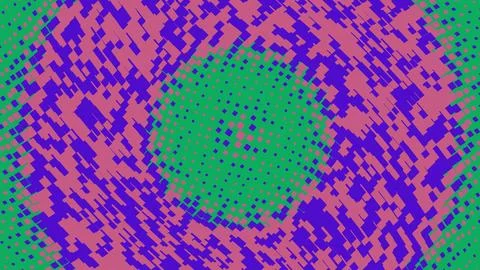 Colorful abstract halftone pattern with purple and green dots 스톡 일러스트