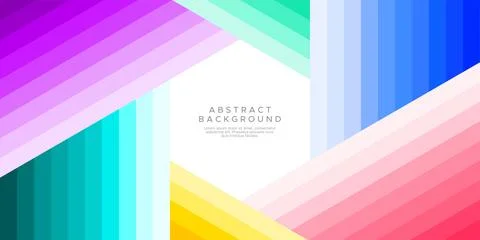 Colorful abstract hexagonal lines background. Hexagon lines wallpaper template. Stock Illustration