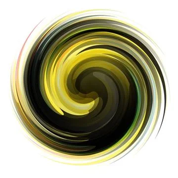 Colorful abstract icon. Dynamic flow illustration. Colorful abstract icon.... Stock Photos