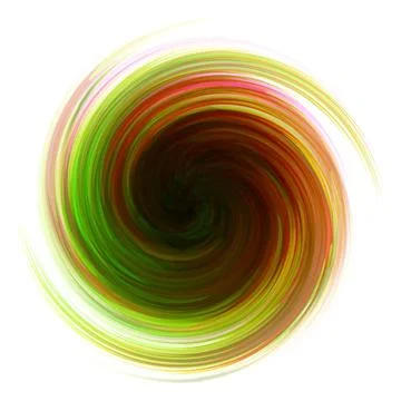 Colorful abstract icon. Dynamic flow illustration. Swirl background. Color... Stock Photos