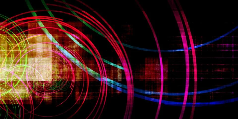 Colorful Abstract Stock Illustration