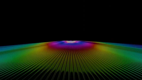 A colorful, abstract image of a black background Stock Footage 309984941