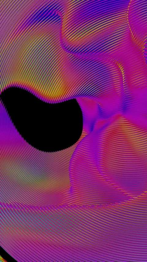 A colorful, abstract image of a face Video stock 309949617