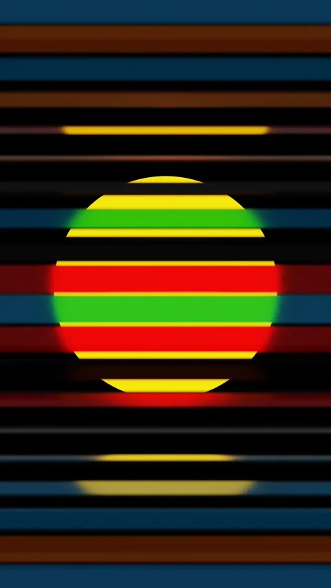 A colorful, abstract image of a sun Video stock 309948559