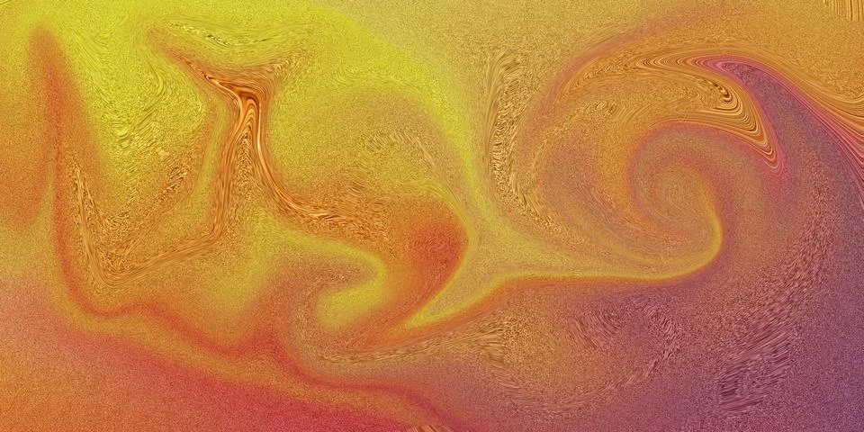 A colorful abstract image with swirling patterns Stock-Illustration