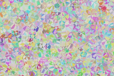 Colorful Abstract Irregular Polygon Background. Stock Illustration