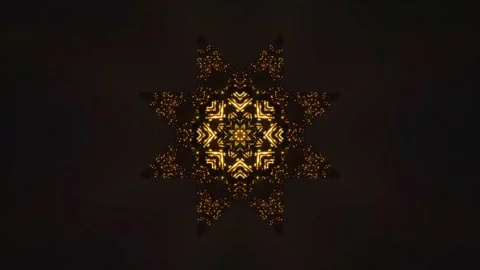 Colorful Abstract Kaleidoscope Visual Pattern Stock Footage 325154729