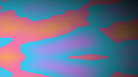 Colorful Abstract Light Blur in Soft Green Purple Orange Setting Stock-Footage 330121204