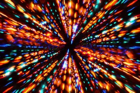 Colorful abstract light burst background Stock Illustration