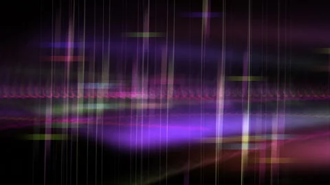 Colorful Abstract Light Pattern with Vibrant Fluorescent Lines and Waves Stock-Footage 295631587