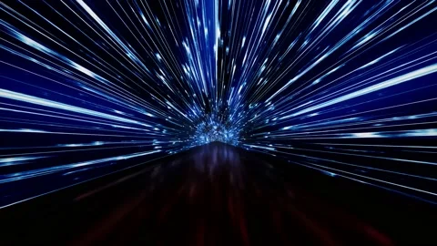 Colorful abstract light streaks effect animation background. Stock-Footage 161854886