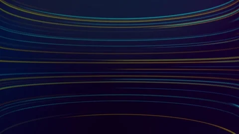 Colorful abstract light waves on dark backdrop. Stock Footage 286408810