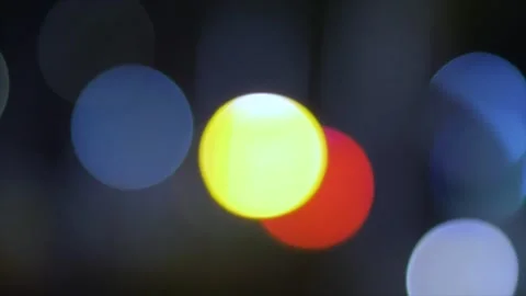 Colorful abstract lights create a vibrant nighttime display 動画素材 320390532