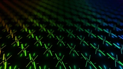 Colorful Abstract Line Background Video stock 119304463