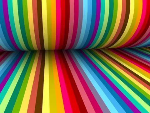 Colorful abstract lines for background Stock Illustration