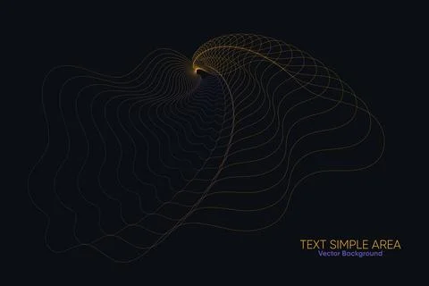 Colorful Abstract Lines Design of Vector Background Stock Illustration
