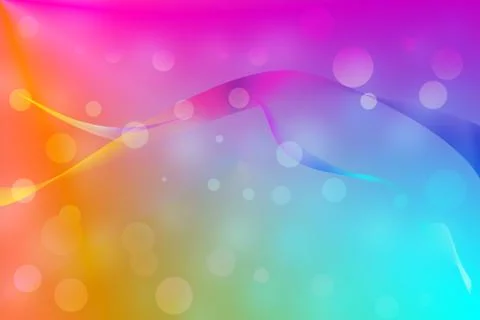 Colorful abstract lines with glowing background Stockillustratie