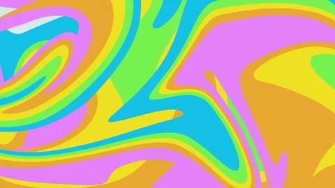 Colorful abstract liquid background creating vibrant wavy patterns Stock Illustration