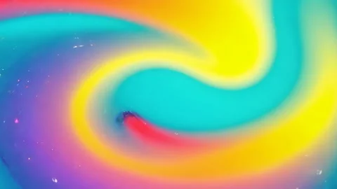 Colorful Abstract Liquid Gradient Flow, Seamless Loop Stock Footage 319075783
