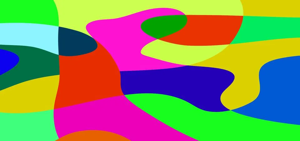 The Colorful Abstract Liquid Pattern Stock Illustration