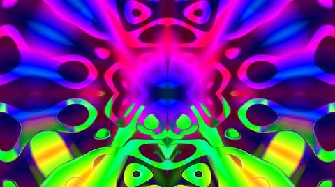 Colorful Abstract Liquid Wave Background Trippy Psychedelic Pattern Stock Illustration
