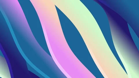 Colorful Abstract Liquid Wave Motion Background Loop Video stock 331943674