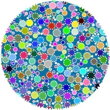 Colorful abstract mandala Stock Illustration