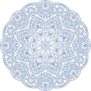 Colorful abstract mandala Stock Illustration