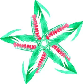 Colorful abstract mandala Stock Illustration