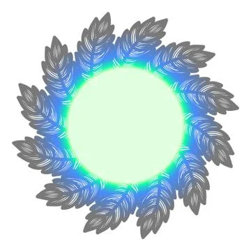 Colorful abstract mandala Illustrazione stock