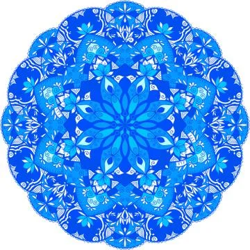 Colorful abstract mandala Illustrazione stock