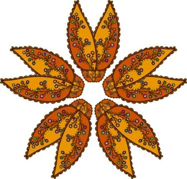 Colorful abstract mandala Stock Illustration