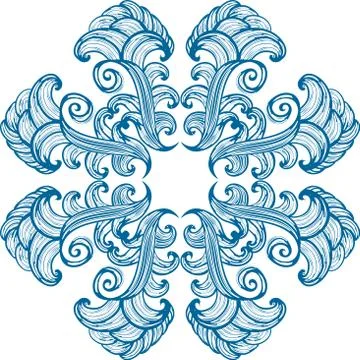 Colorful abstract mandala Stock Illustration