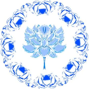 Colorful abstract mandala Stock Illustration